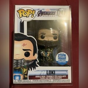 Funko Pop Marvel Loki Figure - Green and Black
